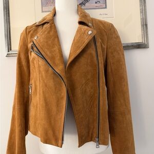 Bagatelle Women's Brown Suede Leather Jacket